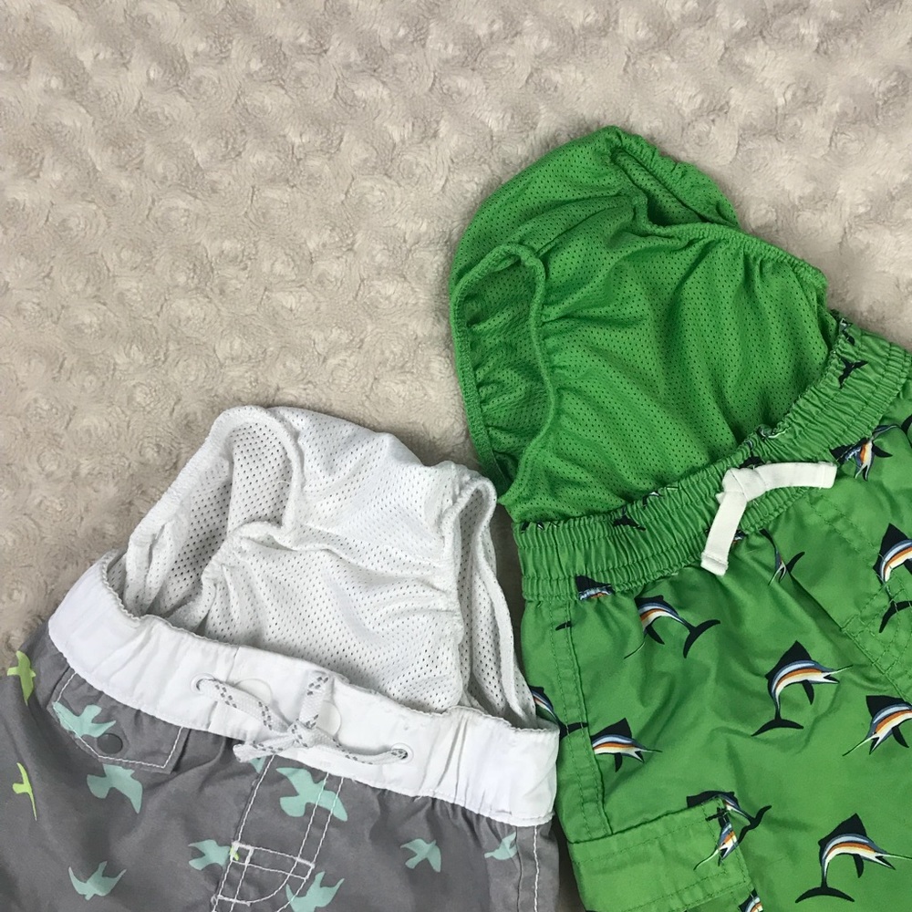 Baby Gap Swim Trunk Shorts Bundle Swordfish Bird - Picture 7 of 7
